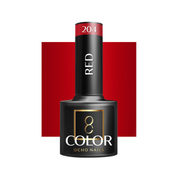 OCHO NAILS Hybrid-Nagellack red 204 -5 g