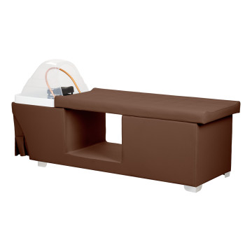 Gabbiano Head Spa Malediven Friseurwaschbecke Liege Braun