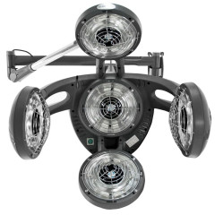 Gabbiano infrarothaube trockenhaube mit wandarm gd-505w grau 
