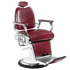 Gabbiano barberstuhl moto style bordeauxrot