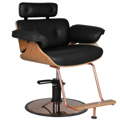 Gabbiano friseurstuhl florenz schwarz
