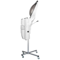 Saunahaube mit stativ weiss mit aktivem ozon