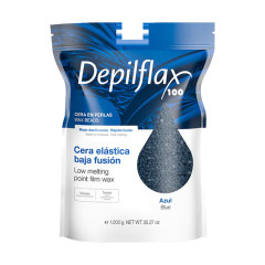 Depilflax 100 wachsperlen film wax azulen 1000g