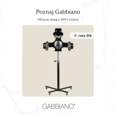 Gabbiano Infrarothaube Trockenhaube mit Stativ 868-1 schwarz