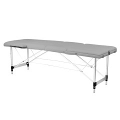 Klappbare Massageliege Aluminium BALANCE 3 Segmente Grau