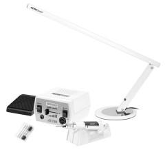 Activ Power JD700 Elektrische Nagelfräser + Schreibtischlampe Slim 20W Weiß 