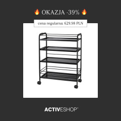 BEISTELLWAGEN TATTOO PRO INK 1015 SCHWARZ