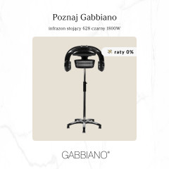 Gabbiano Infrarothaube Trockenhaube mit Stativ 628 schwarz