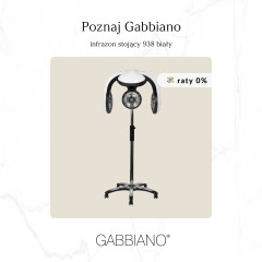 Gabbiano Infrarothaube Trockenhaube mit Stativ 938 weiß