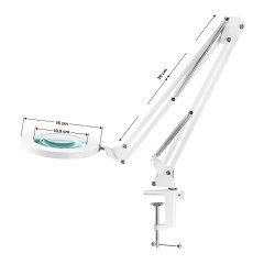 LED LUPE GLOW 308 FÜR ARBEITSPLATTE WEIß