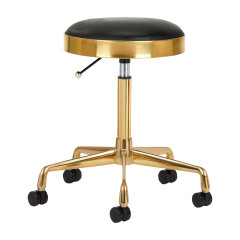 KOSMETIKHOCKER H7 GOLD SCHWARZ