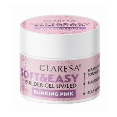 Claresa Aufbaugel Soft&Easy Gel blinking pink 12g