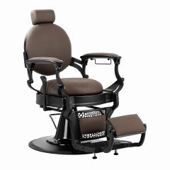 Barberstuhl Gabbiano Niccolo braun knopflos
