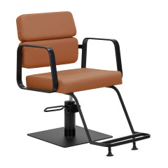 Gabbiano Porto Friseurstuhl schwarz orange