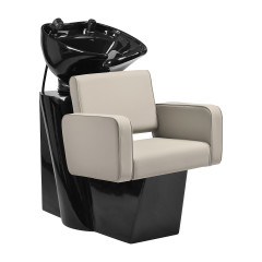 Gabbiano Friseurwaschbecke Bilbao grau-beige