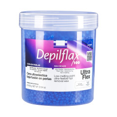 Depilflax 100 flexibles Wachs mit niedrigem Schmelzpunkt Ultraflex mauve with titanium dioxide 600g