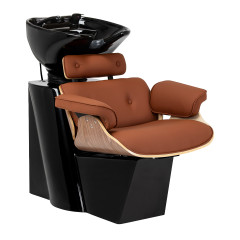 Friseurwaschanlage Gabbiano Florencja Braun