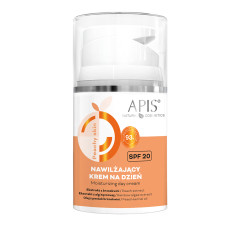 Apis PEACHY SKIN Feuchtigkeitsspendende Tagescreme SPF 20 50 ml