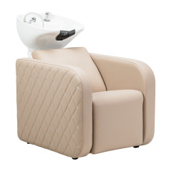 Elektrische Friseurwaschstation mit Massagefunktion Gabbiano Sylvia Plus beige