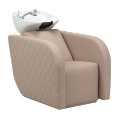 Elektrische Friseurwaschanlage mit Massagefunktion Gabbiano Ines beige