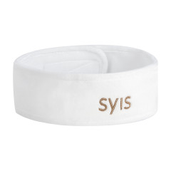 Kosmetik-Stirnband SYIS Velour Weiß