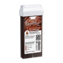 Depilflax 100 Enthaarungswachs Rolle Chocotherapy 110 g