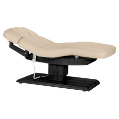 SPA-Liege Sillon Relax beige mit schwarzem Untergestell