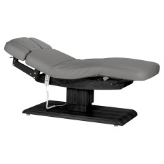 SPA-Liege Sillon Relax grau mit schwarzem Untergestell