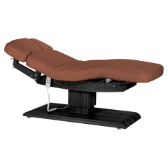 SPA-Liege Sillon Relax braun mit schwarzem Untergestell