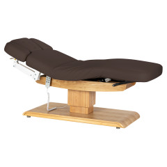 SPA-Liege Sillon Relax dunkelbraun mit hellbraunem Untergestell