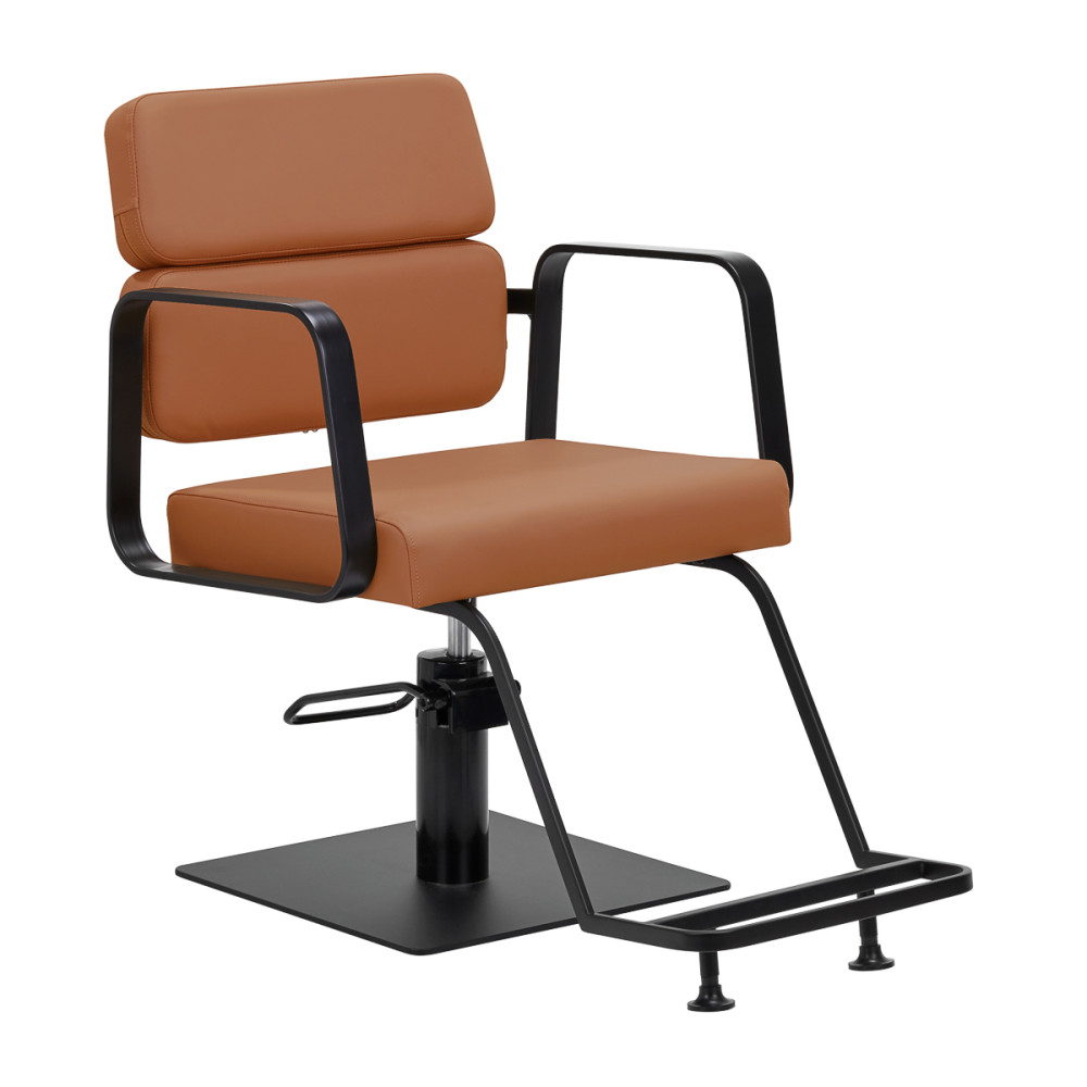Gabbiano Porto Friseurstuhl schwarz orange main product photo