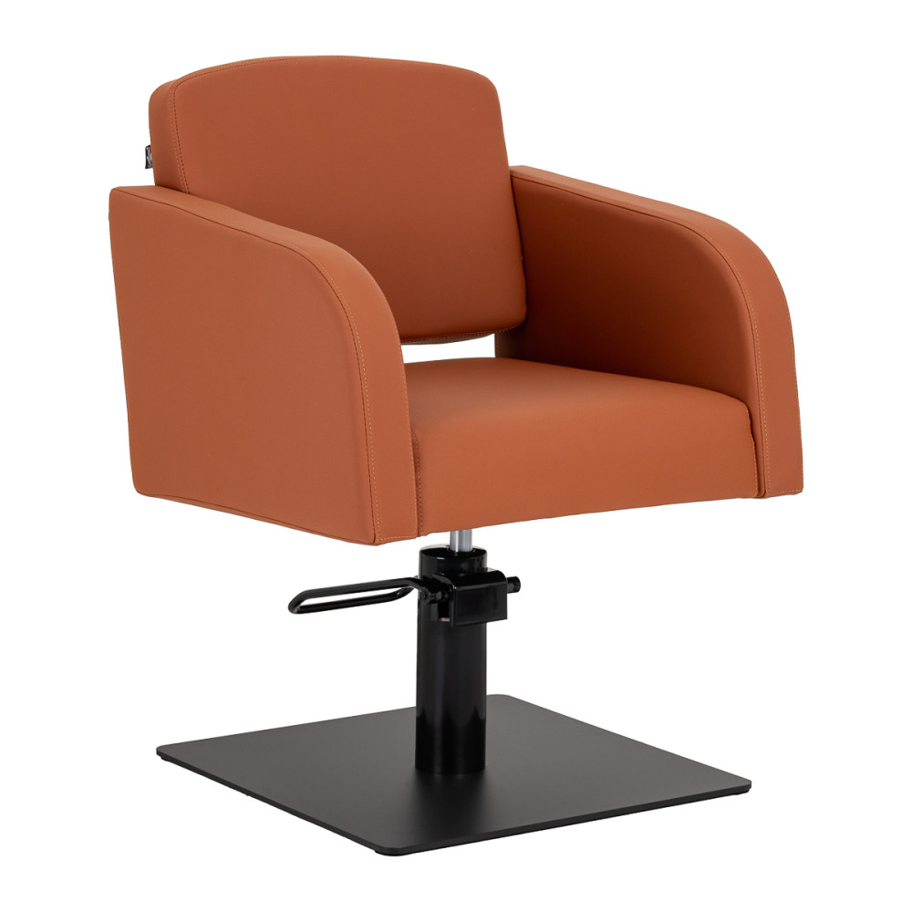 Gabbiano Friseurstuhl Elda Brown main product photo