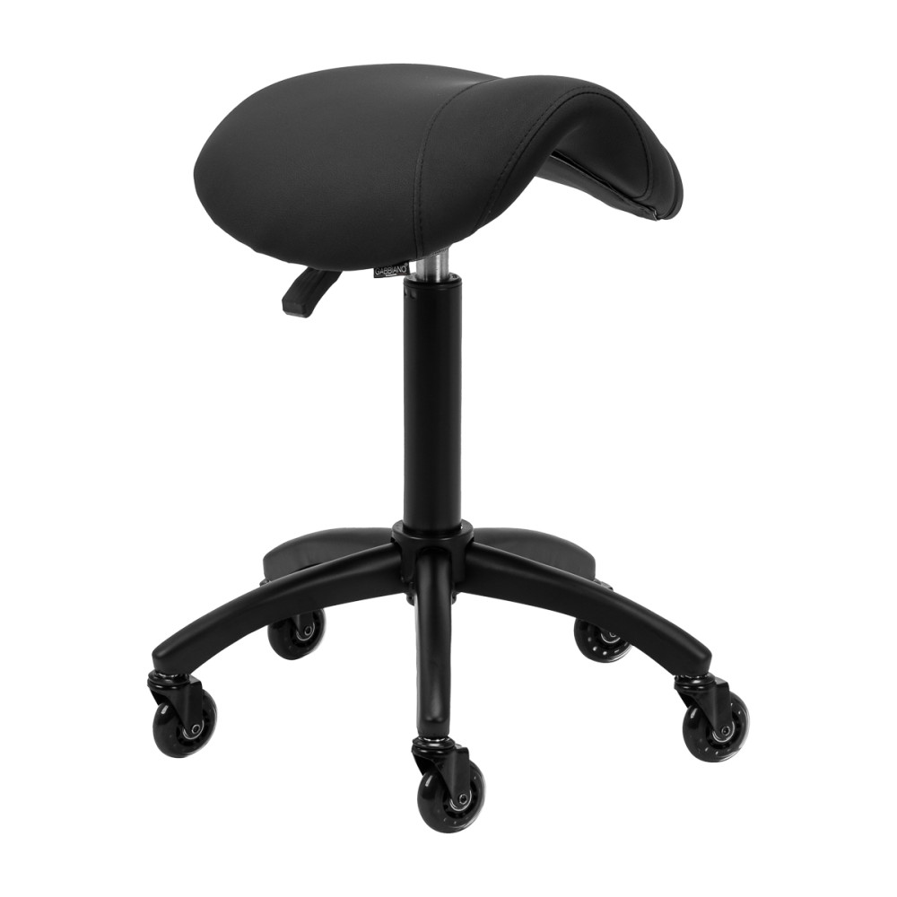 Gabbiano Friseurhocker D032 schwarz main product photo