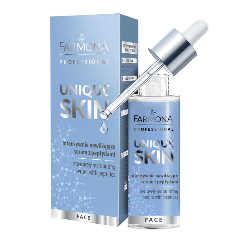 Farmona UNIQUE SKIN Intensiv feuchtigkeitsspendendes Serum mit Peptiden 30 ml main product photo