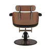 Gabbiano friseurstuhl florenz nussbaum schwarz