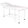 Massageliege 812 basic weiß