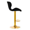 BAR HOCKER QS-B15 VELVET SCHWARZ