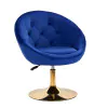 4Rico Drehstuhl QS-BL12G marineblau