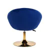 4Rico Drehstuhl QS-BL12G marineblau