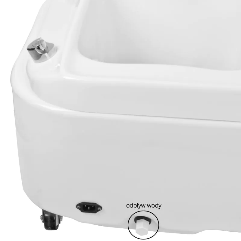 Fussbadewanne azzurro für pediküre mit hydromassage a023