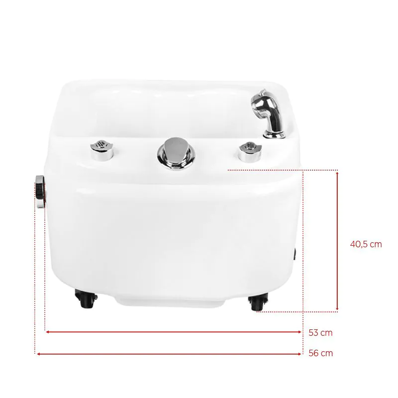 Fussbadewanne azzurro für pediküre mit hydromassage a023