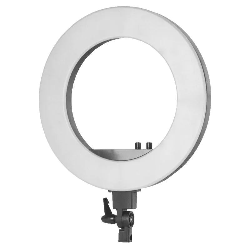 Ringlampe ring light 18" 48w led schwarz + stativ