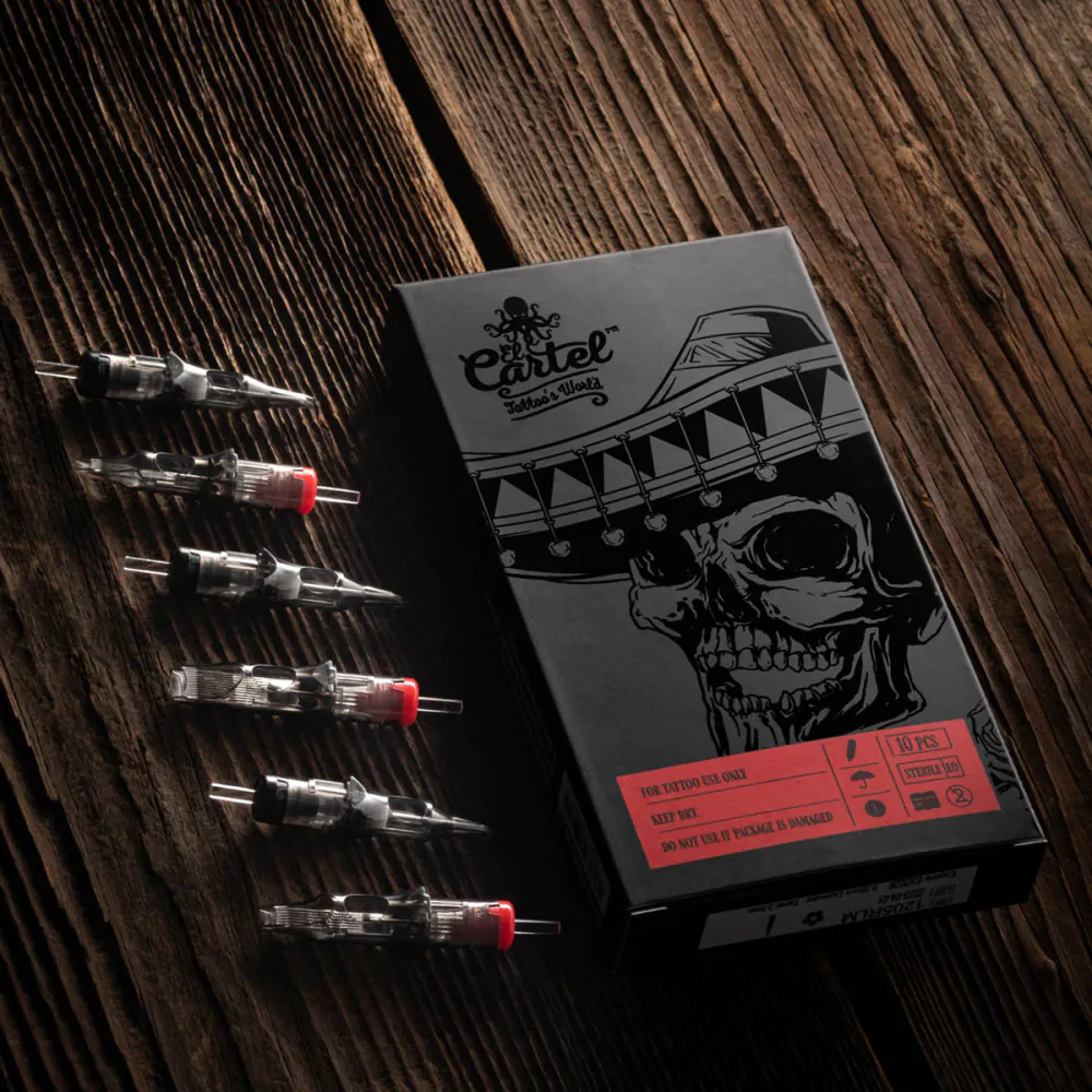 Tattoo Cartridge EL CARTEL V2 - 3 InRow 0.35 3RL Long Taper 10 stk.