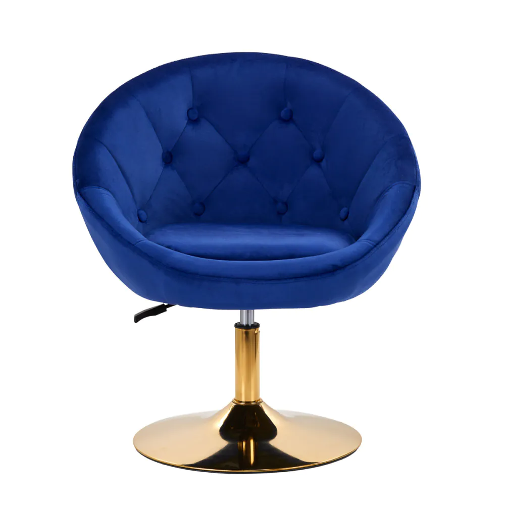 4Rico Drehstuhl QS-BL12G marineblau