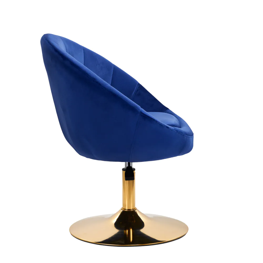 4Rico Drehstuhl QS-BL12G marineblau