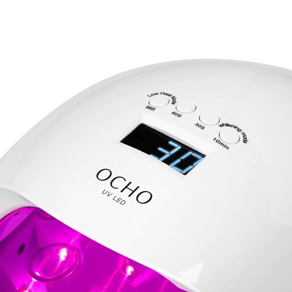 UV LED OCHO NAILS X13 Plus Lampe 65W Licht rot weiß ccc