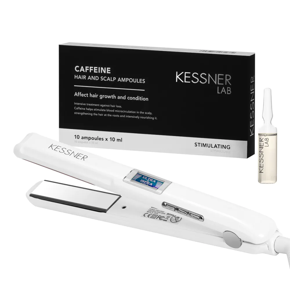 Kessner Haarspülung Set und Kessner Lab Koffein Ampullen